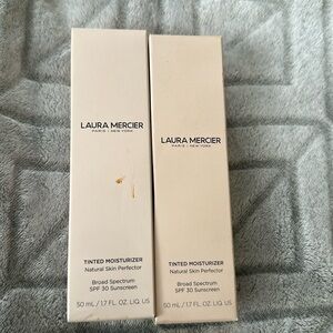 Laura Mercier tinted moisturizer, shade porcelain.